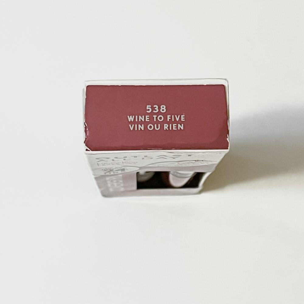 Covergirl Outlast All-Day Lip Color + Topcoat 24 Hrs 538 Wine To Five Pink - Picture 8 of 8
